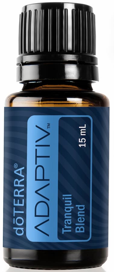 A 15ml bottle of doTERRA Adaptiv essential oil blend