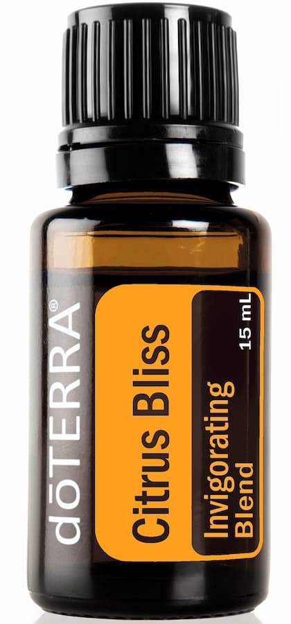 a 15ml bottle of doTERRA Citrus Bless essential oil blend