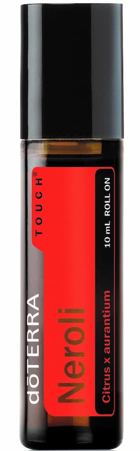 a 10ml bottle of doTERRA Neroli essential oil