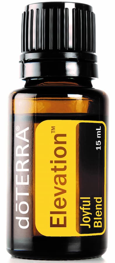 A 15ml bottle of doTERRA Elevation essential oil blend