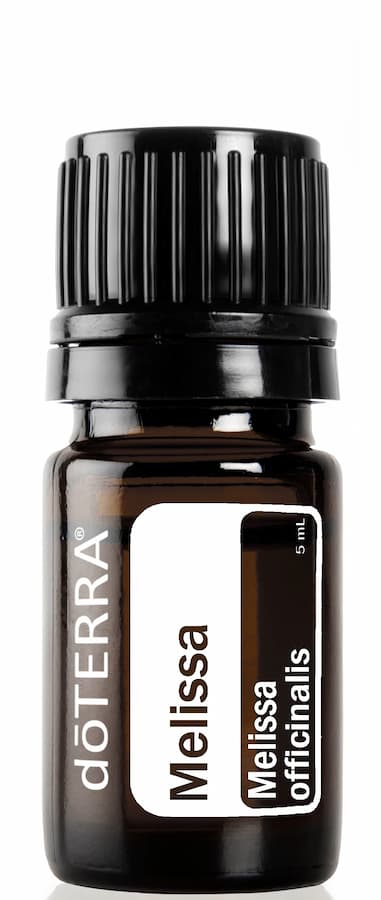 A 5ml bottle of doTERRA Melissa essential oil