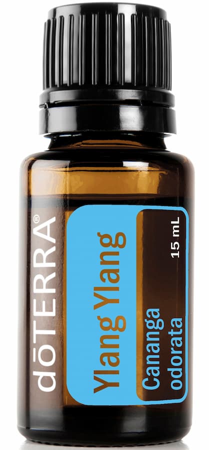 a 15ml bottle of doTERRA Ylang Ylang essential oil